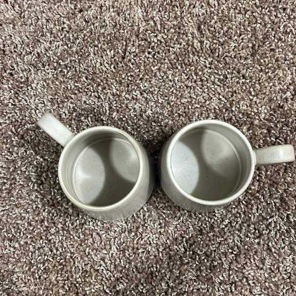 Hearth & Hand Magnolia Gray Speckled Orange Stripe Stoneware Coffee Tea Mug Cup - Picture 4 of 4